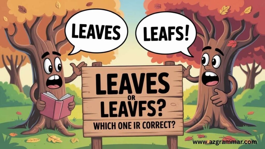 Leaves or Leafs: Which One Is Correct?