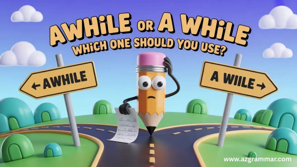 Awhile or A While: The Quick Answer