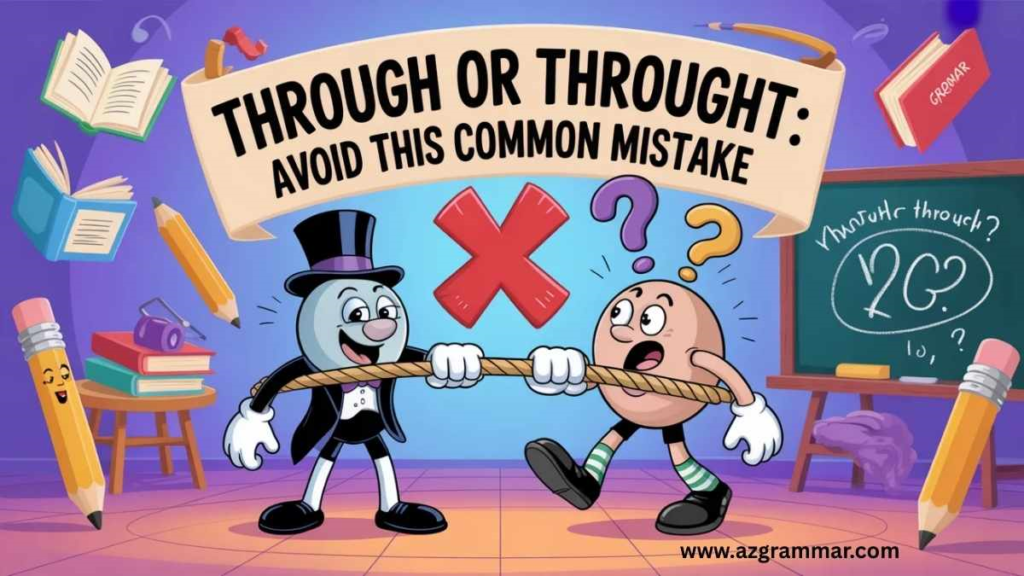 Quick Answer: Is It “Through” or “Throught”?
