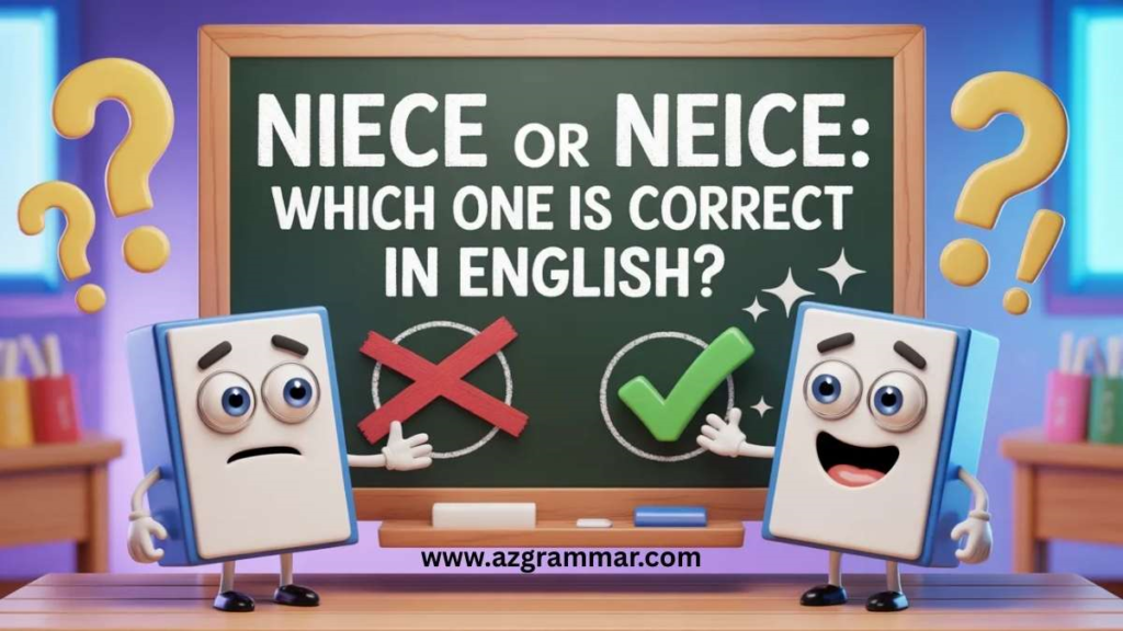 Niece or Neice — Quick Answer