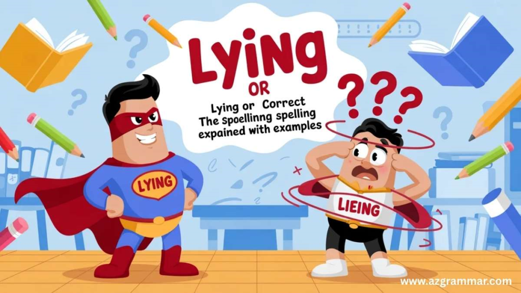 Lying or Lieing: Quick Answer