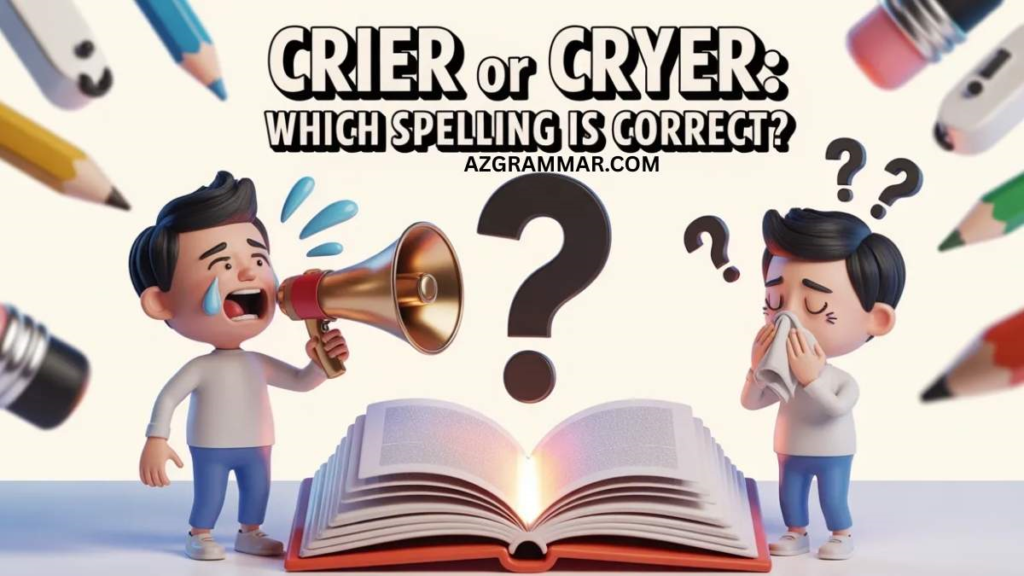 Crier or Cryer: Which One Is Correct?