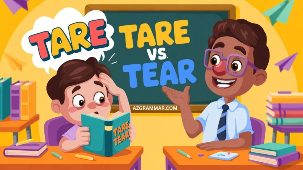 Tare vs Tear — Quick Answer