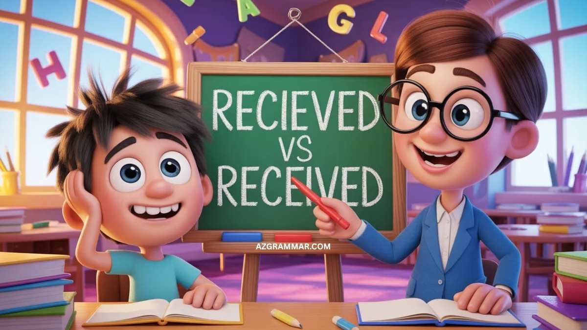 Received vs Recieved: Which Spelling Is Correct (2026 Guide) - AZ Grammar