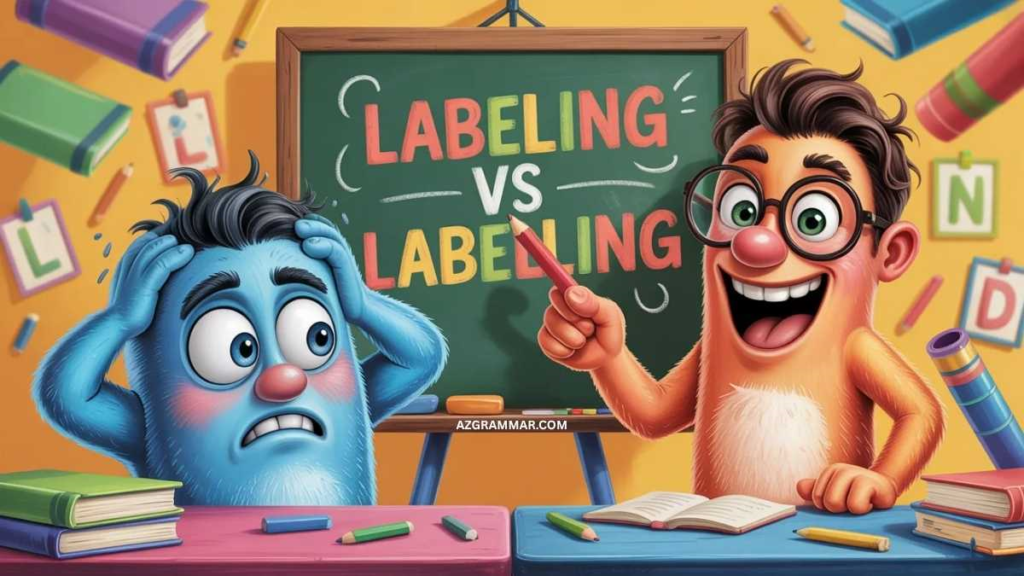 Quick Answer: Labeling or Labelling