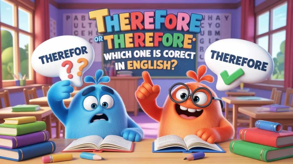 Quick Answer: Therefor vs Therefore