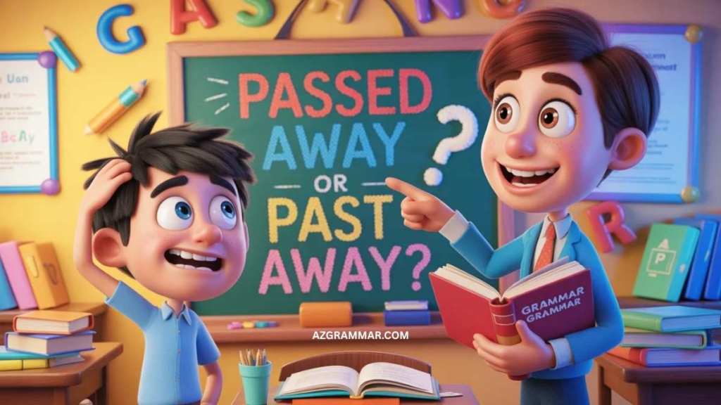 Passed Away vs Past Away