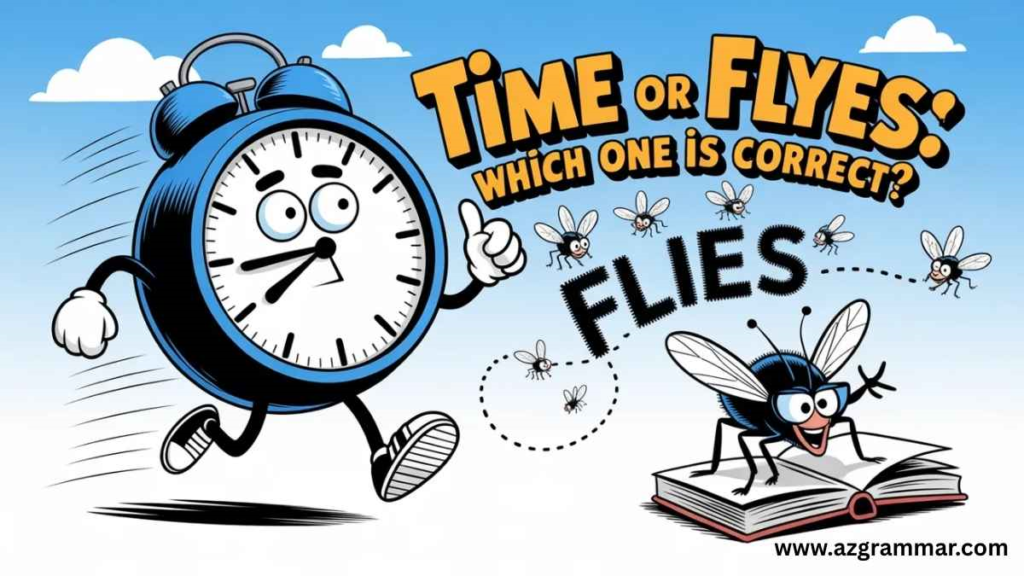 Quick Answer: Time Flys or Flies