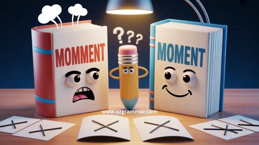 Momment or Moment Which One Is Correct?