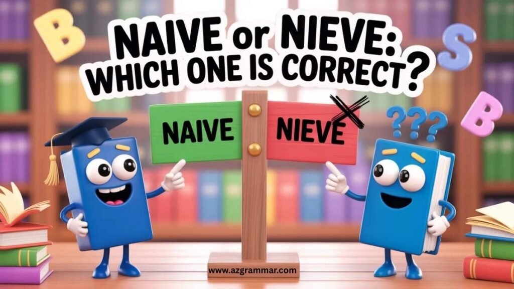 Naive or Nieve: Which One Is Correct?
