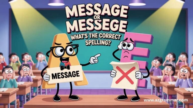 Post Or Message Messege or Message: What’s the Correct Spelling? - AZ Grammar