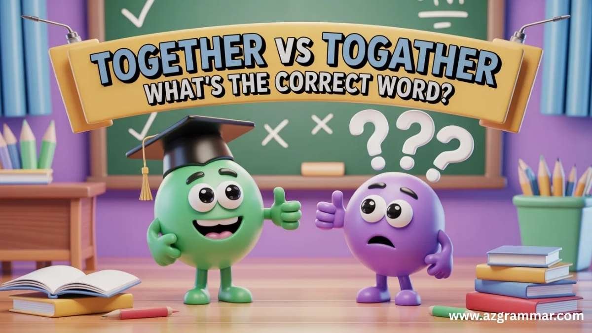 Together V Together vs Togather: What’s the Correct Word? - AZ Grammar