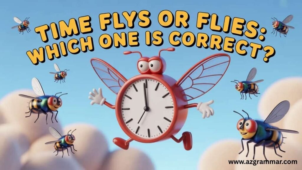 Time Flys or Flies: Which One Is Correct?