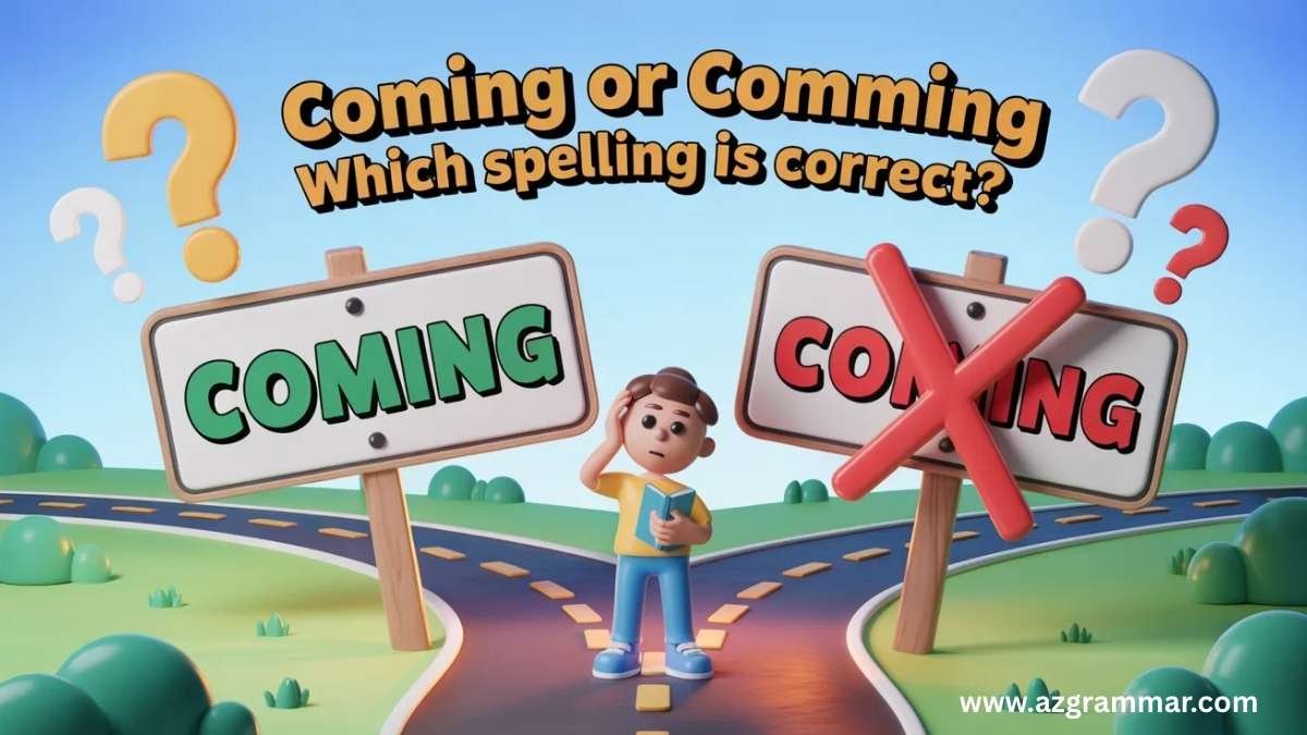 Coming or Comming: Which Spelling Is Correct? - AZ Grammar