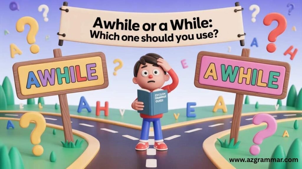 Awhile or A While: Which One Should You Use?