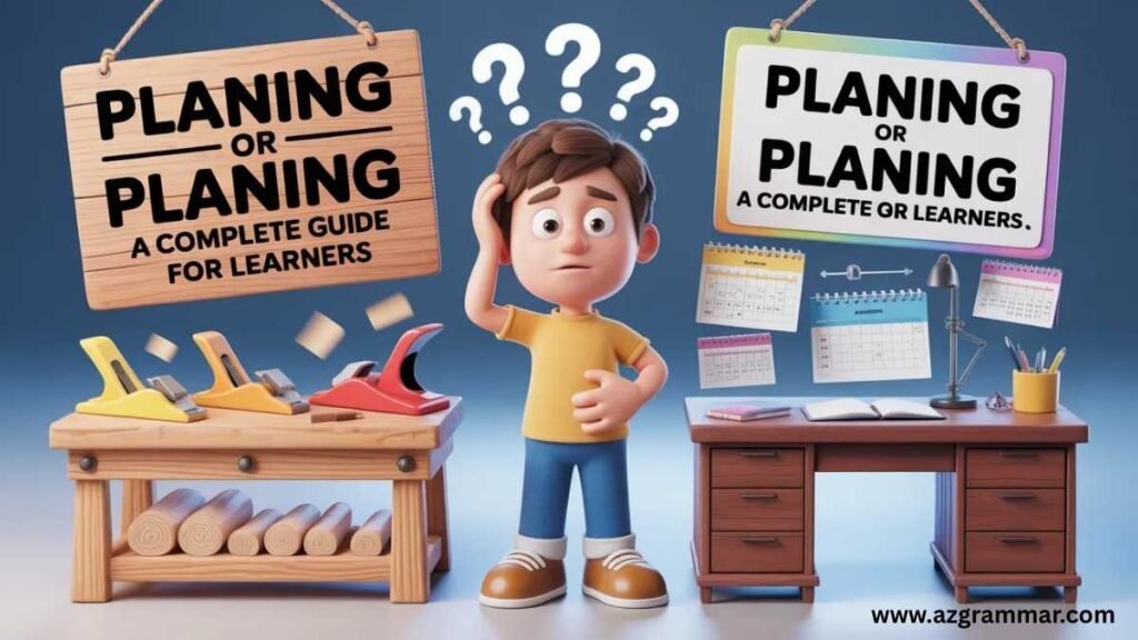 Planing or Planning: A Complete Guide for Learners (2026)