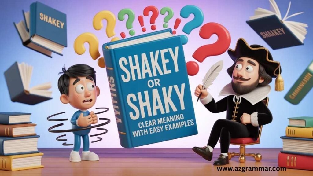 Shakey or Shaky: Clear Meaning with Easy Examples