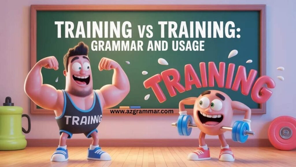 Training vs Trainning: Grammar and Usage