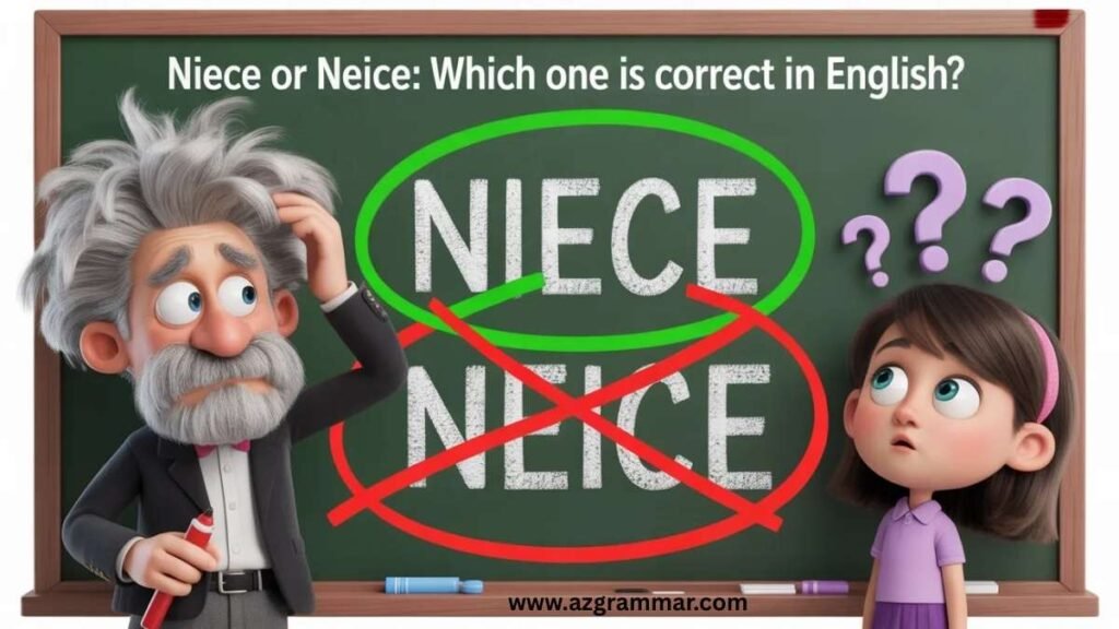 Niece or Neice: Which One Is Correct in English?