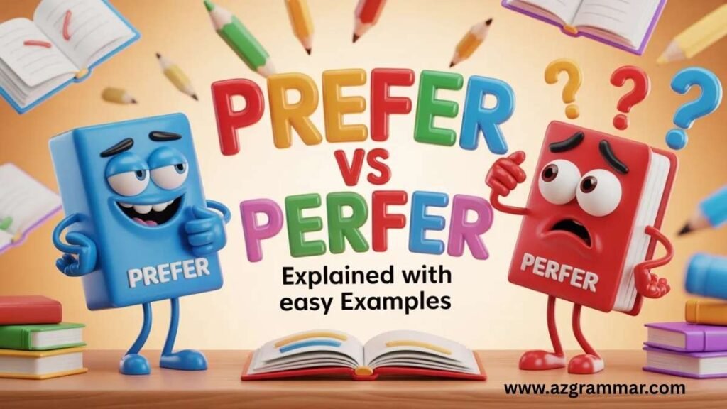 Prefer vs Perfer: Explained with Easy Examples