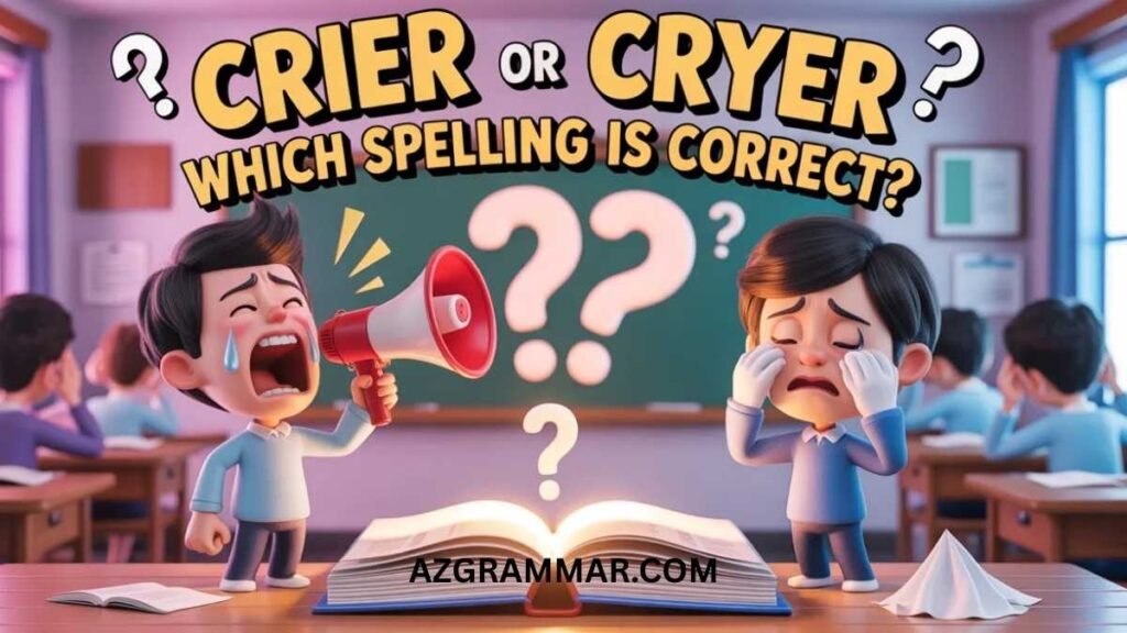 Crier or Cryer: Which Spelling Is Correct? (2026)