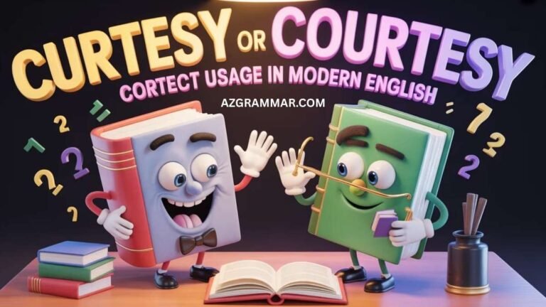 Curtesy or Courtesy: Correct Usage in Modern English - AZ Grammar