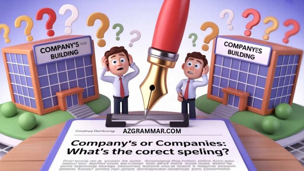 Company’s or Companies: What’s the Correct Spelling?