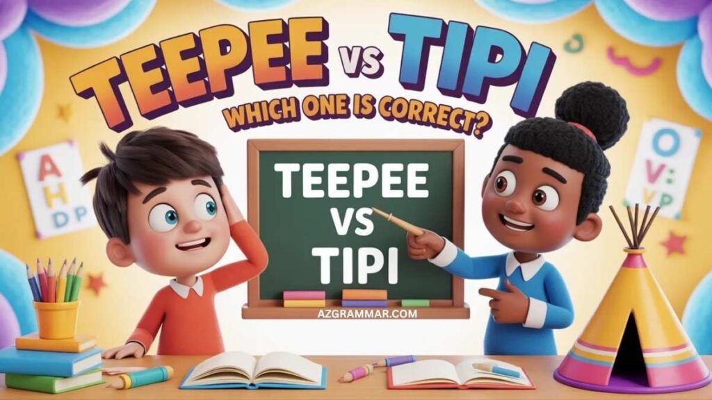 Teepee vs Tipi: Which One Is Correct in English?