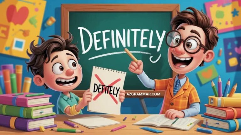 Definately vs Definitely: Stop This Common Mistake [2026] - AZ Grammar