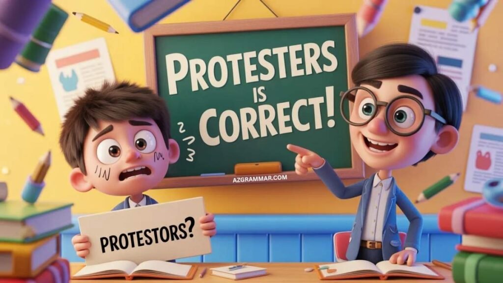 Protestors or Protesters: Which Spelling Is Actually Correct?