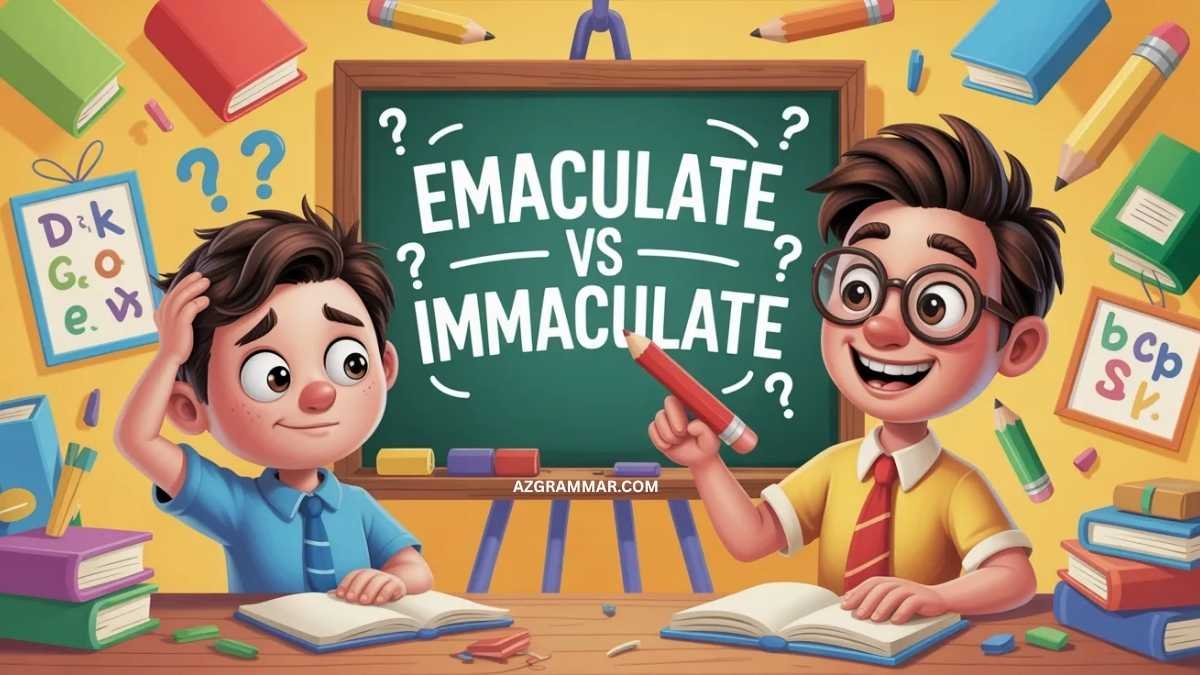 Immaculate Examples Emaculate vs Immaculate: Which One Is Correct? (With Examples) - AZ Grammar