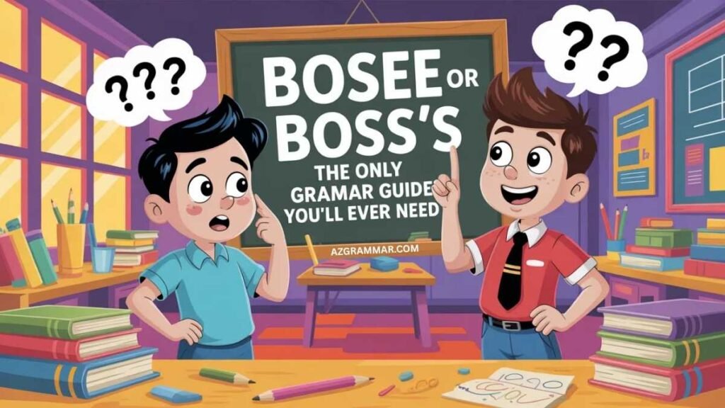 Quick Answer: Bosses or Boss's?