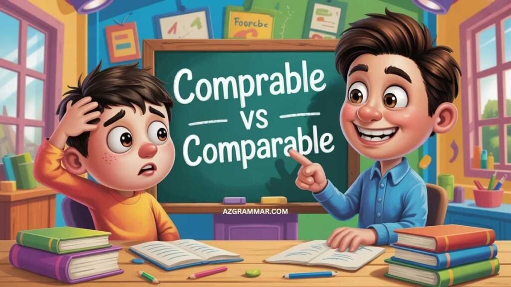Comprable vs Comparable: The Correct Spelling Explained