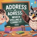 Address vs Adress: Which Spelling Is Correct? [2026]