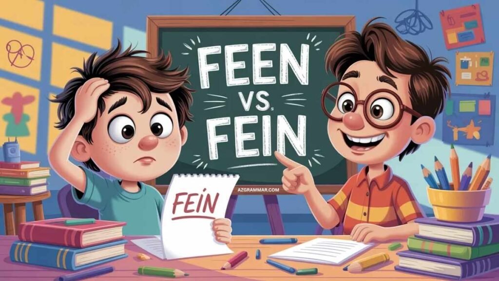 Feen vs Fein: Most People Spell It Wrong