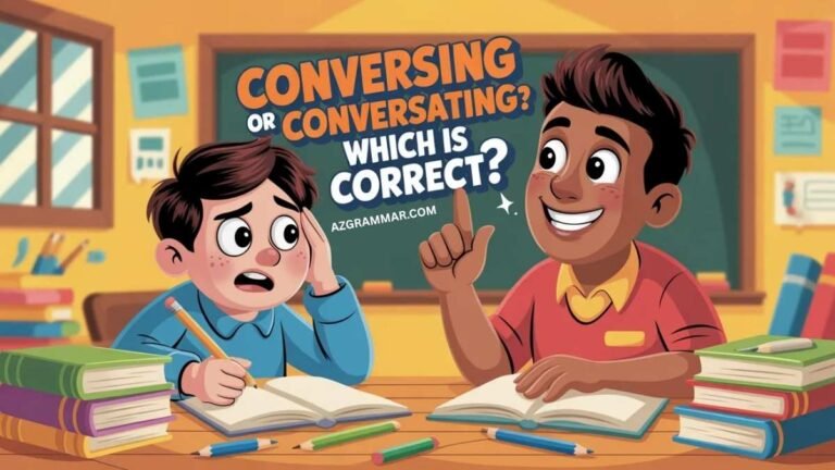 Conversing or Conversating: Which Is Correct?