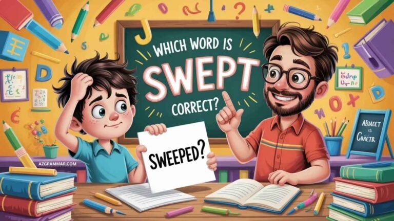 Sweeped vs Swept: Which Word Is Correct?