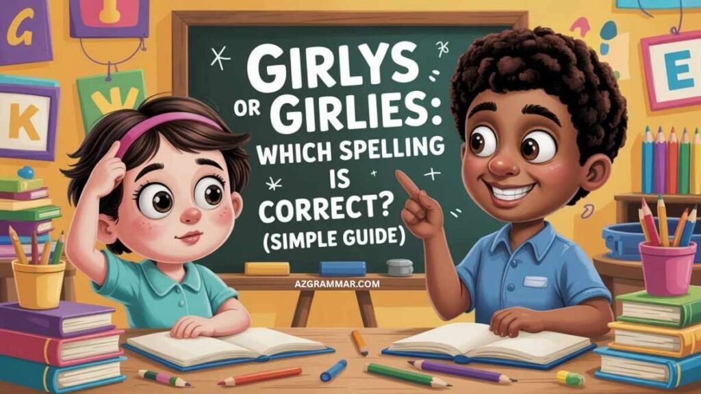 Quick Answer: Girlies Is the Correct Spelling