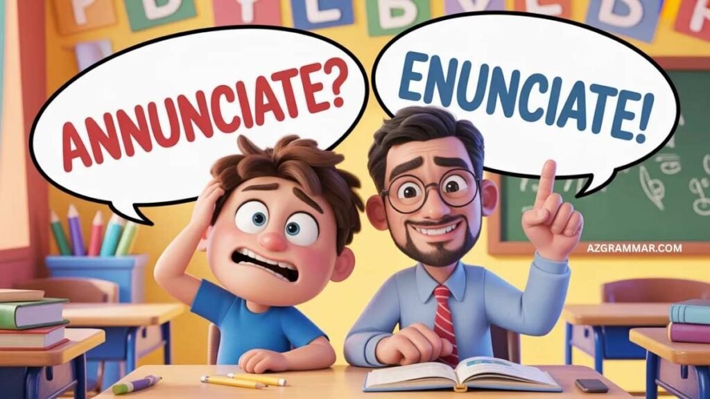 Enunciate vs Annunciate: Which One Is Actually Correct?