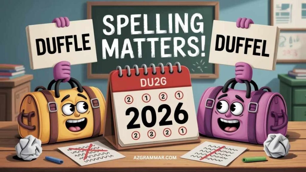 Duffle vs Duffel: Stop Spelling It Wrong in 2026