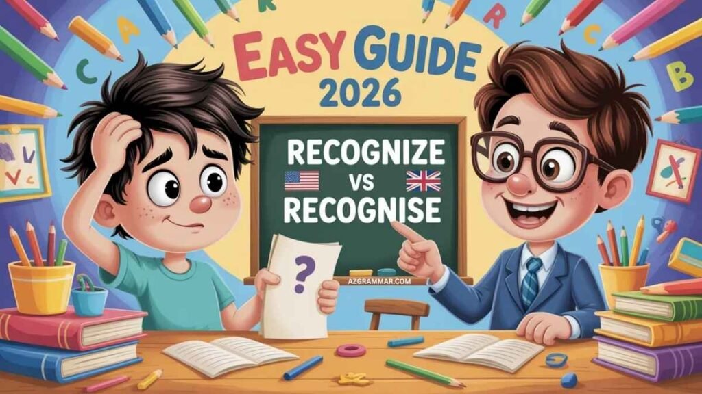 Recognize vs Recognise Explained: Easy Guide 2026