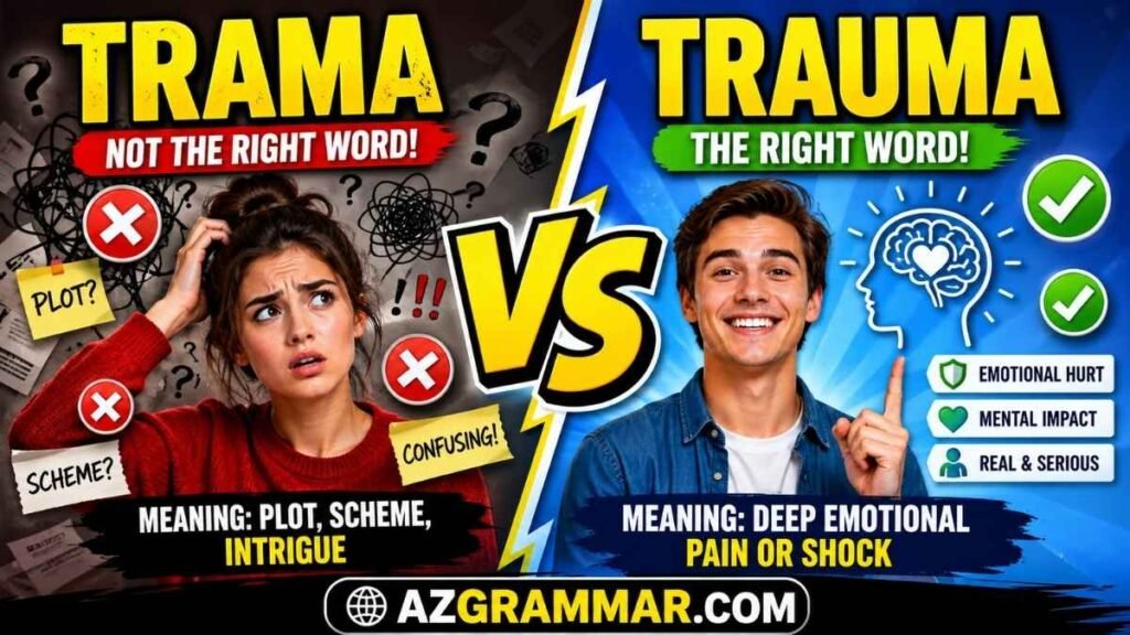 Trama vs Trauma: Which One Is Correct? (2026)