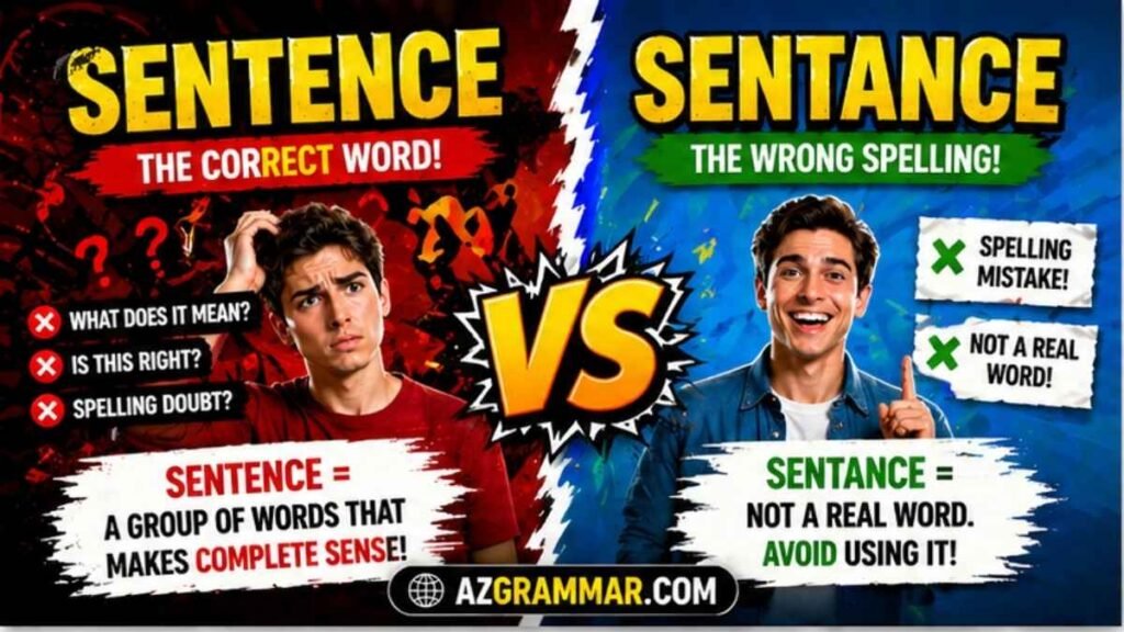 Sentence vs Sentance: The Only Correct Spelling