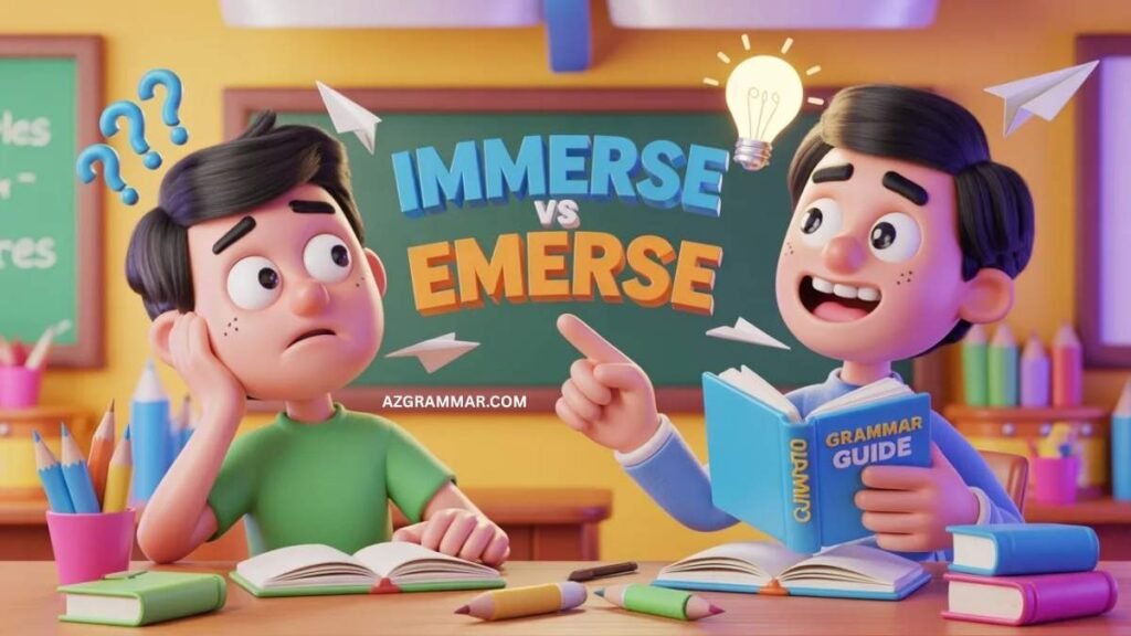 Quick Answer: Immerse vs Emerse in One Glance