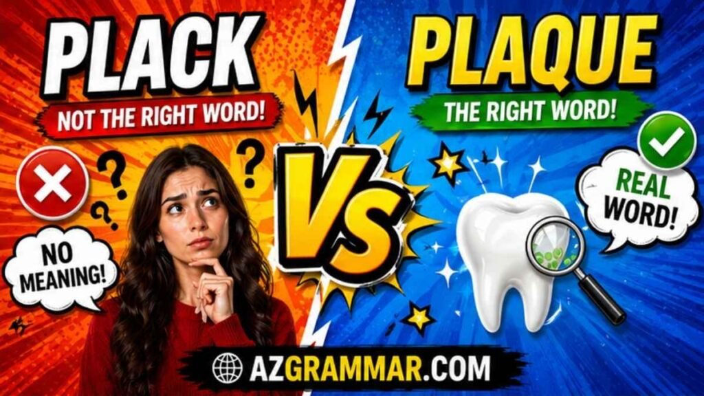 Plack vs Plaque – One Is Fake. Here’s the Truth