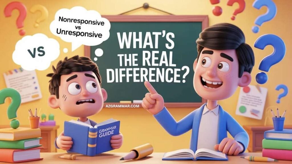 Nonresponsive vs Unresponsive: What’s the Real Difference?