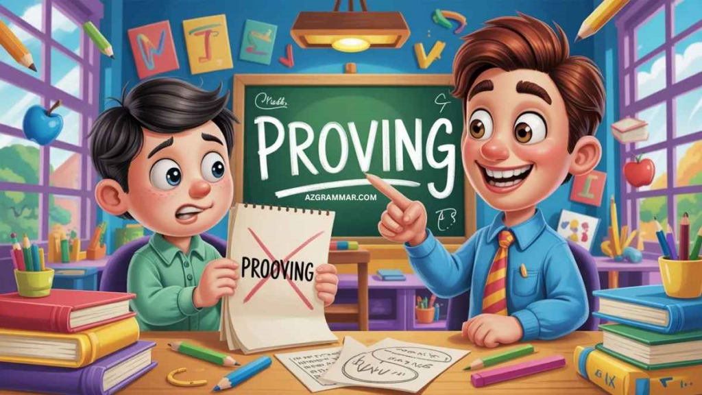 What Does Proving Mean?