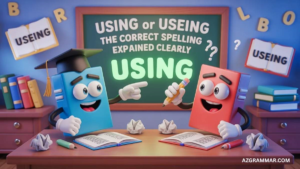 Useing or Using: The Correct Spelling Explained Clearly - AZ Grammar