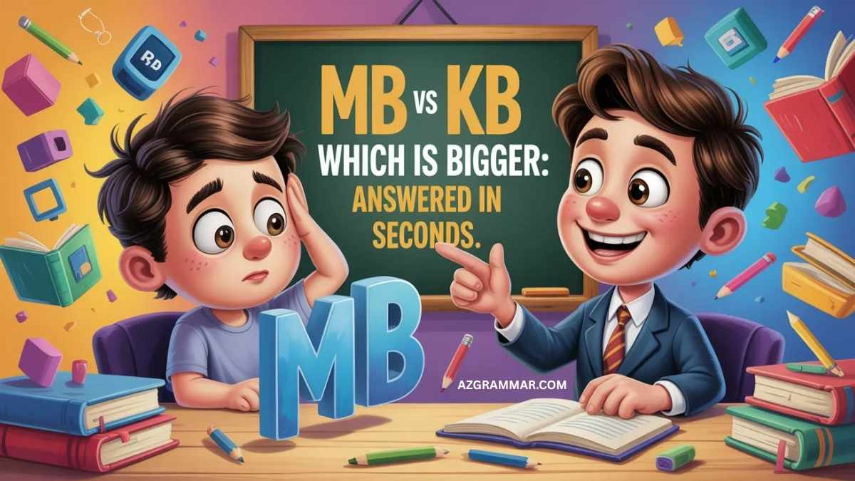 MB vs KB Which Is Bigger: Answered in Seconds - AZ Grammar