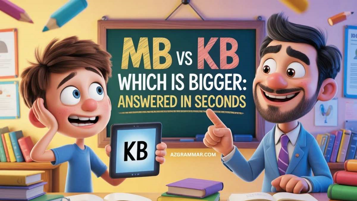 MB vs KB Which Is Bigger: Answered in Seconds - AZ Grammar